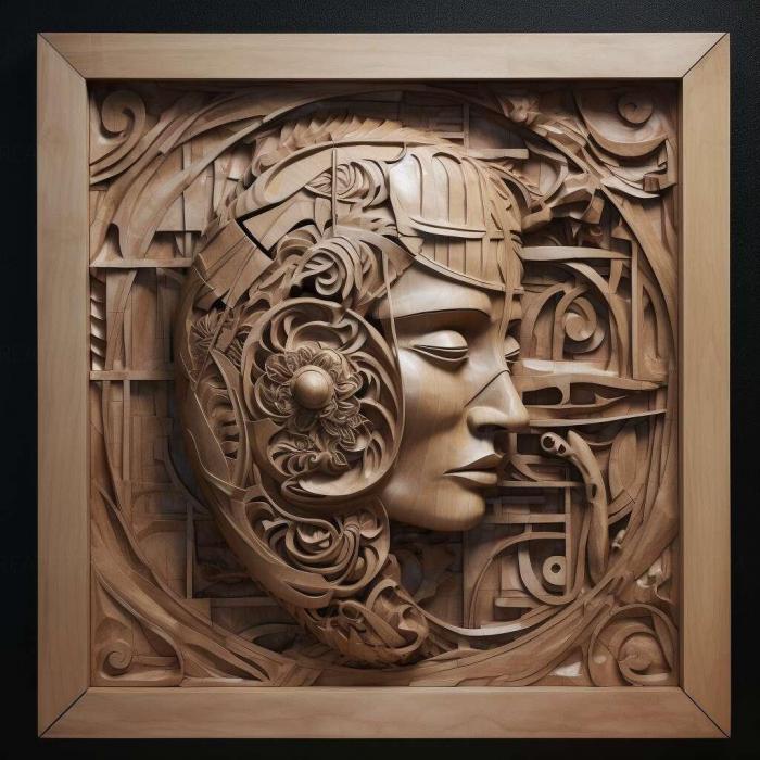 نموذج ثلاثي الأبعاد لآلة CNC 3D Art 